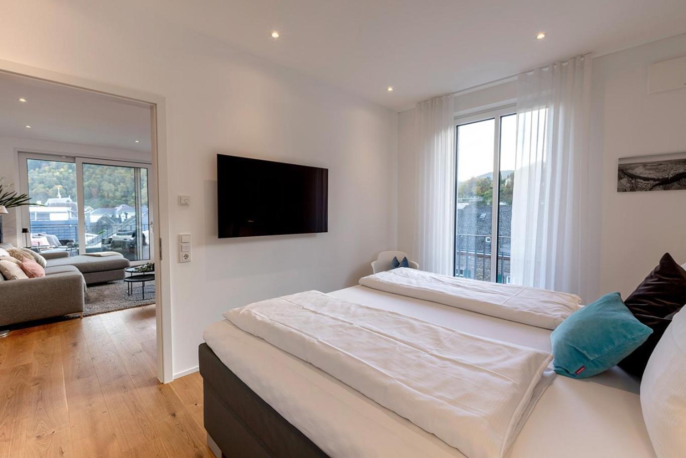 Neu Moselroyal Luxus 2-4 Pers Design Klima Lägenhet Traben-Trarbach Exteriör bild